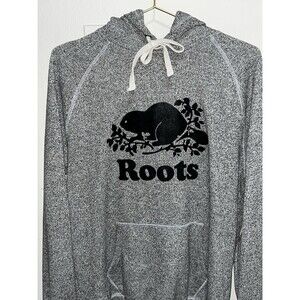 Roots Brand Canada L Grey Hoodie (2B)b